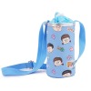 흔한남매 패턴물병가방 어깨끈 보냉물통주머니-블루 유아 아동 캐릭터주머니