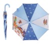 헬로카봇7 40cm 유니스핀 우산 유아 아동 키즈 반자동우산-블루