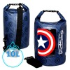 마블 캡틴아메리카 쉴드 드라이백 10L 비치백 수영가방