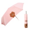 브라운앤프렌즈 안전한 자동55 하트도트 우산-핑크 완자 우산