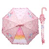 산리오 마이멜로디 47 리본 하트패턴 우산 (연핑크) 유아 아동 장우산 (224171)