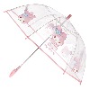 산리오 마이멜로디 POE53 돔형 어라운드 우산 (750753) 유아 아동 초등학생 비닐 투명 장우산