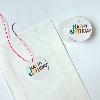 해피버쓰데이 생일축하 포장용 종이택 (10p) 구디백 답례품 어린이집 유치원 단체 선물 꾸미기
